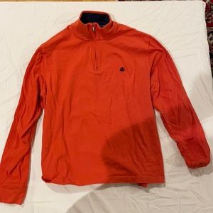 Brooks brothers, large, orange sweatshirt